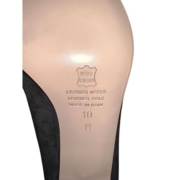 Collection Fifty Nine Lulu Black Suede Pointed Toe Pumps Women’s Size 10 NWB - Picture 10 of 11